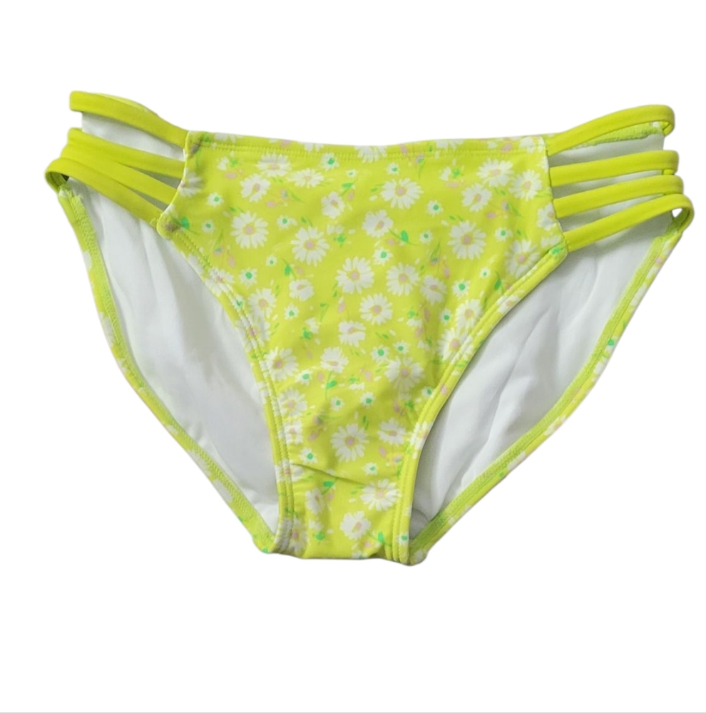 Floral Yellow Bikini Bottom